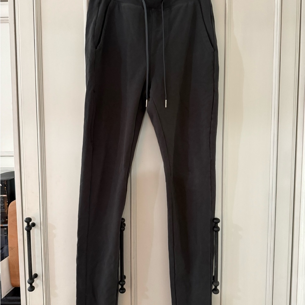 American tall microsanded french terry sweatpants Joggers small tall grey EUC